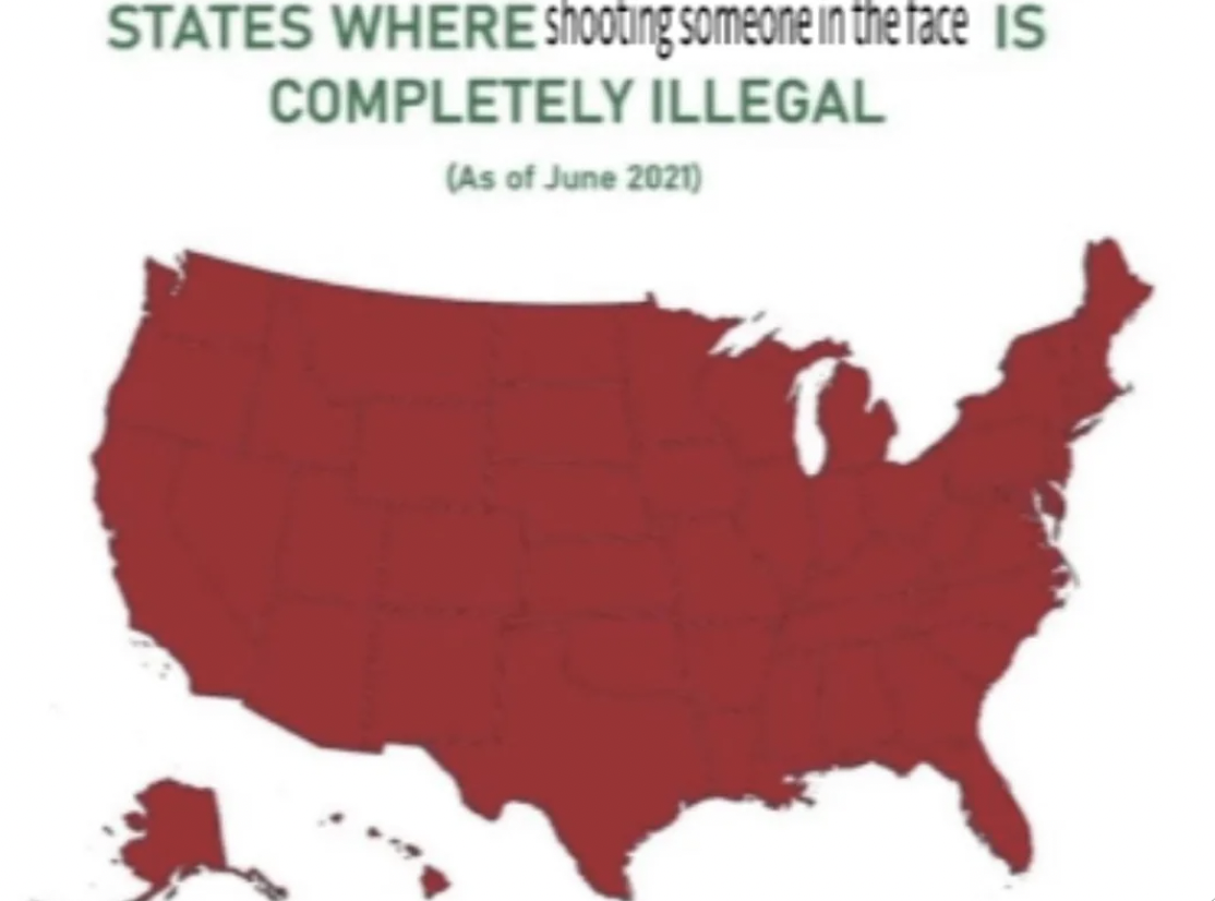 us map vector - States Where shooting someone in the face Is Completely Illegal As of